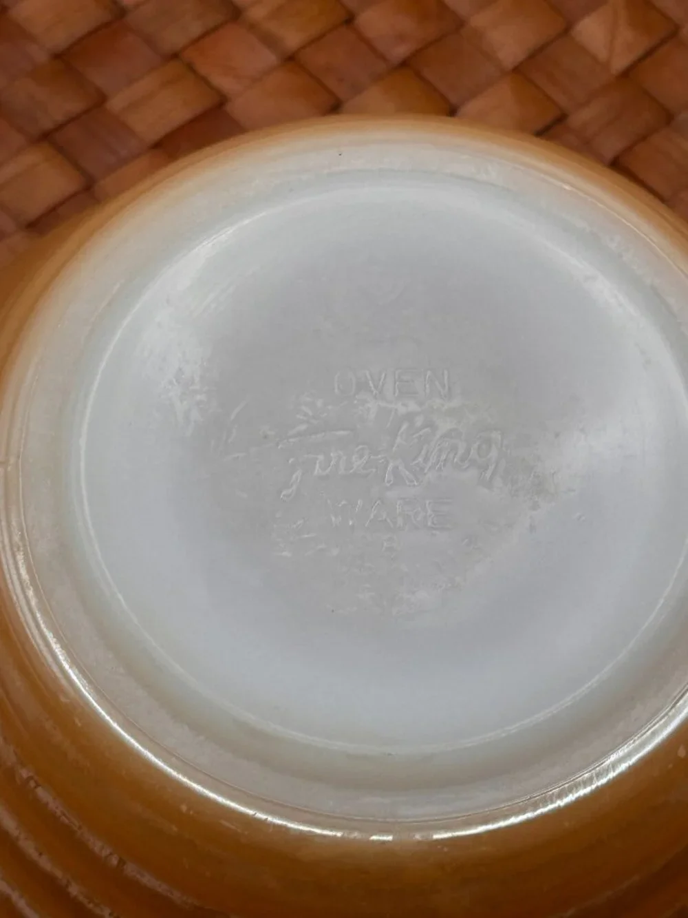 Fire-King Peach Luster 
